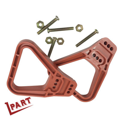 Red Electric Forklift Charger Plug Connector Handle for 175A 350A Battery